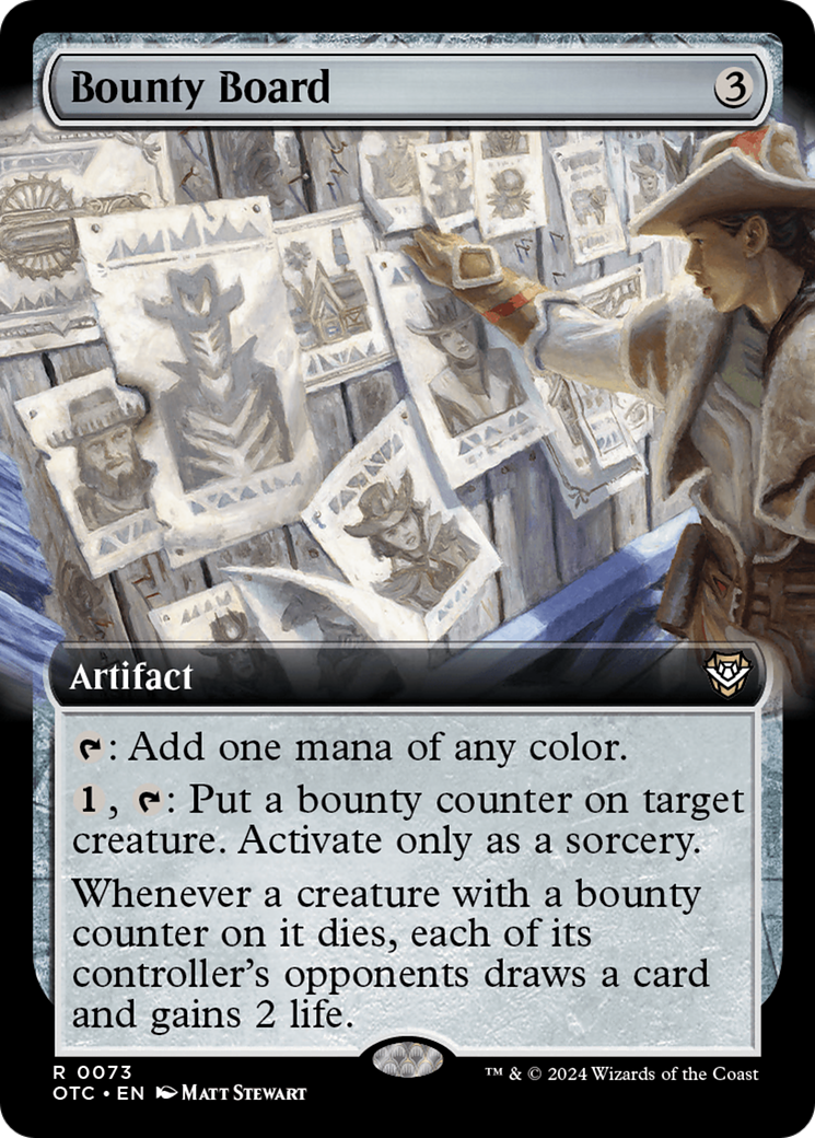 Bounty Board (Extended Art) [Outlaws of Thunder Junction Commander] | Boutique FDB TCG