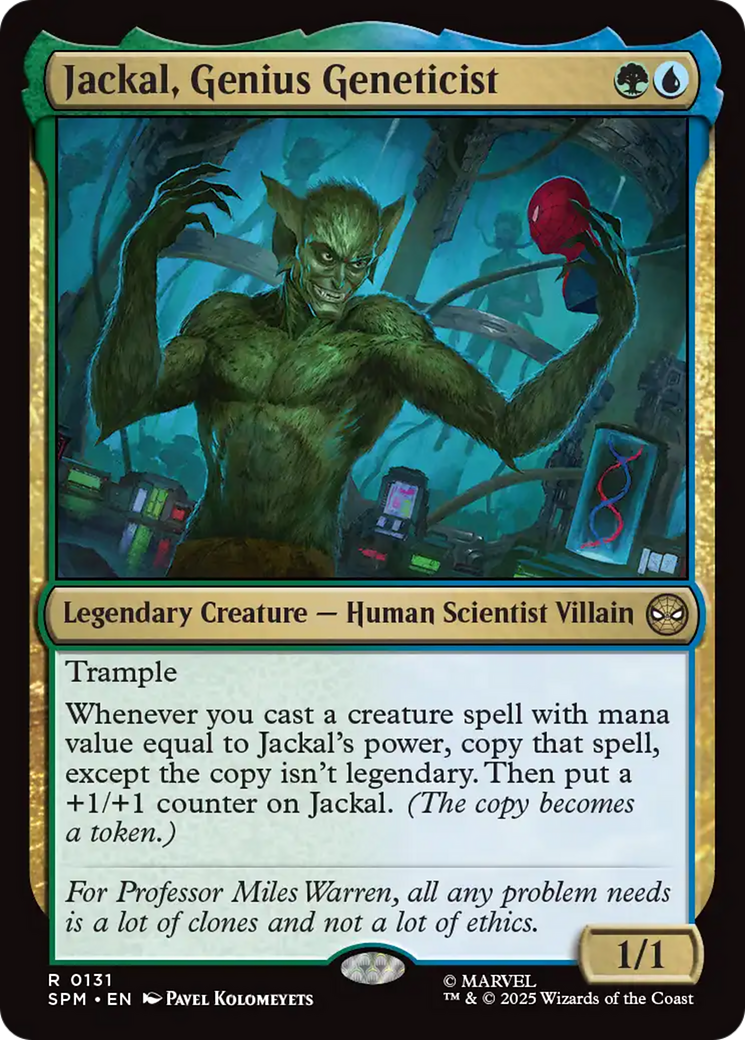 Jackal, Genius Geneticist [Marvel's Spider-Man] | Boutique FDB TCG