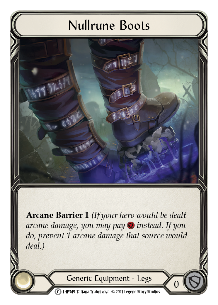 Nullrune Boots [1HP349] (History Pack 1) | Boutique FDB TCG