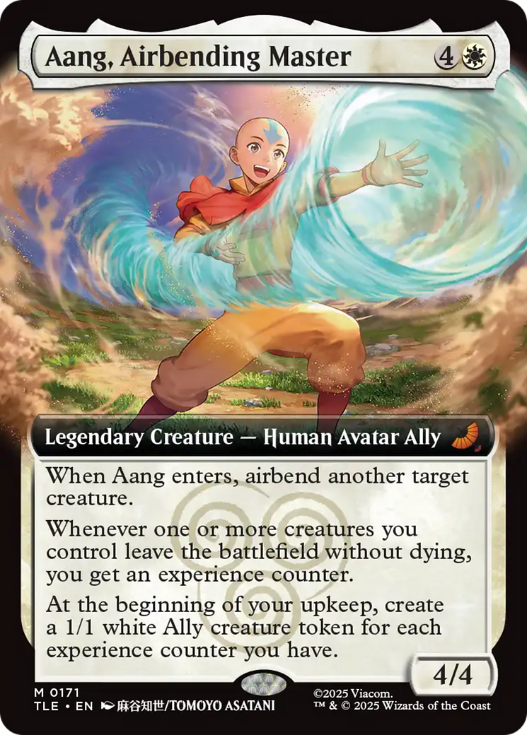 Aang, Airbending Master (Extended Art) [Avatar: The Last Airbender: Eternal-Legal] | Boutique FDB TCG