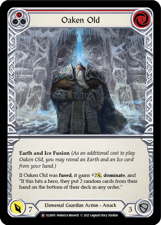 Oaken Old [U-ELE005] (Tales of Aria Unlimited)  Unlimited Rainbow Foil | Boutique FDB TCG