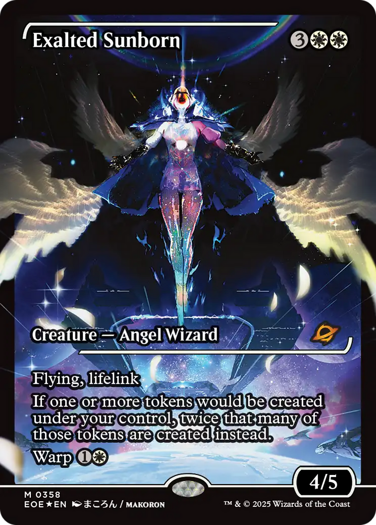 Exalted Sunborn (Showcase) [Edge of Eternities] | Boutique FDB TCG