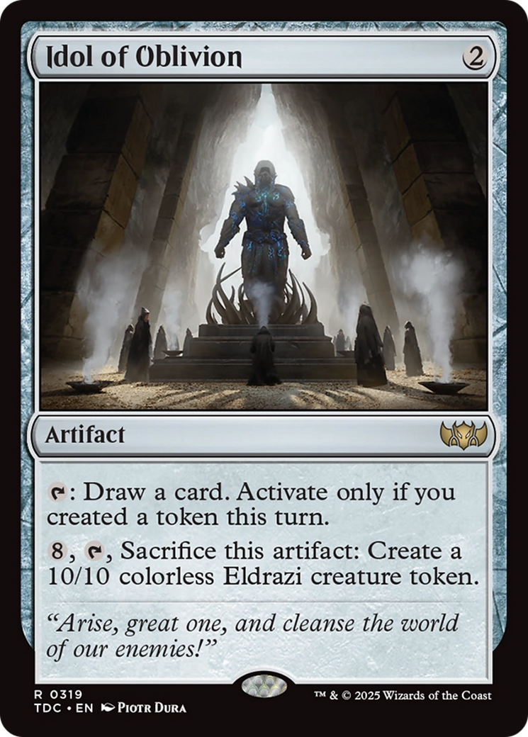 Idol of Oblivion [Tarkir: Dragonstorm Commander] | Boutique FDB TCG