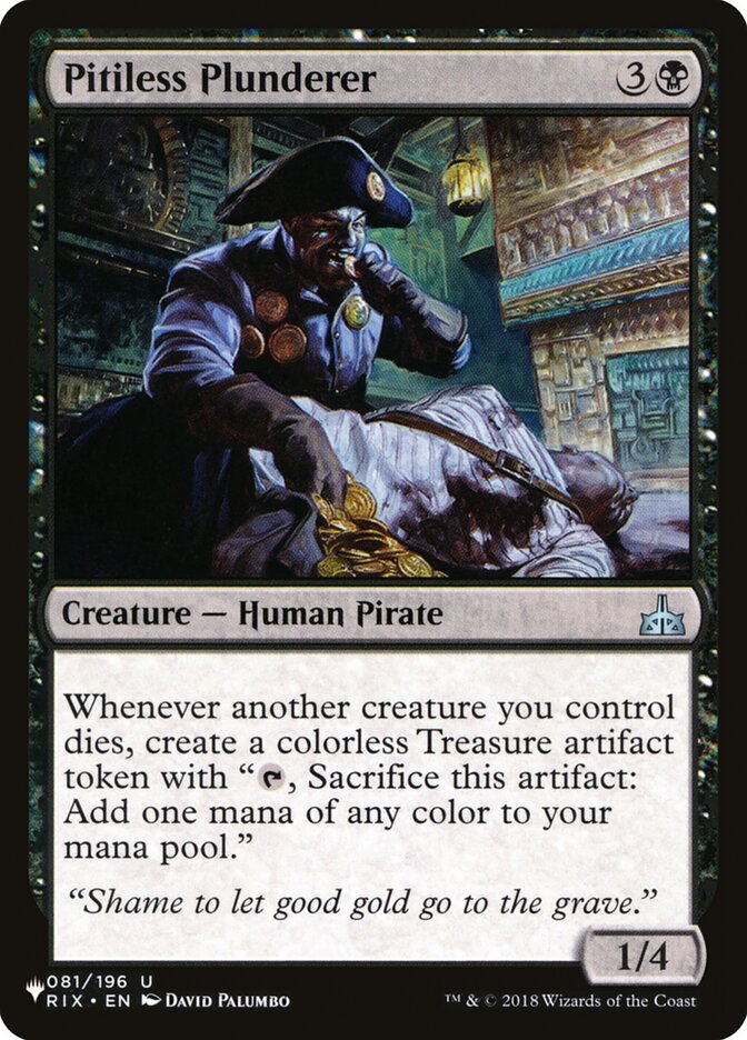 Pitiless Plunderer [The List] | Boutique FDB TCG