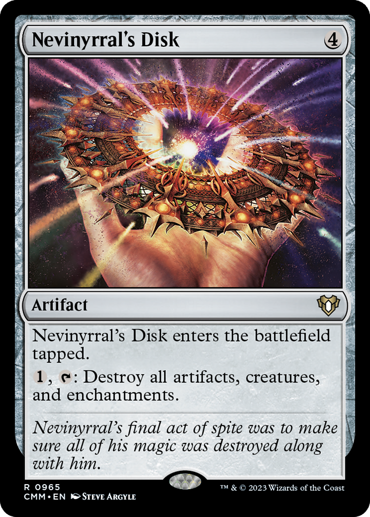 Nevinyrral's Disk [Commander Masters] | Boutique FDB TCG