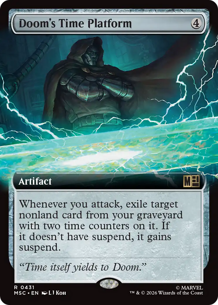 Doom's Time Platform (Extended Art) [Marvel Super Heroes Commander] | Boutique FDB TCG