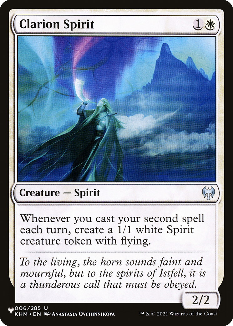 Clarion Spirit [The List Reprints] | Boutique FDB TCG