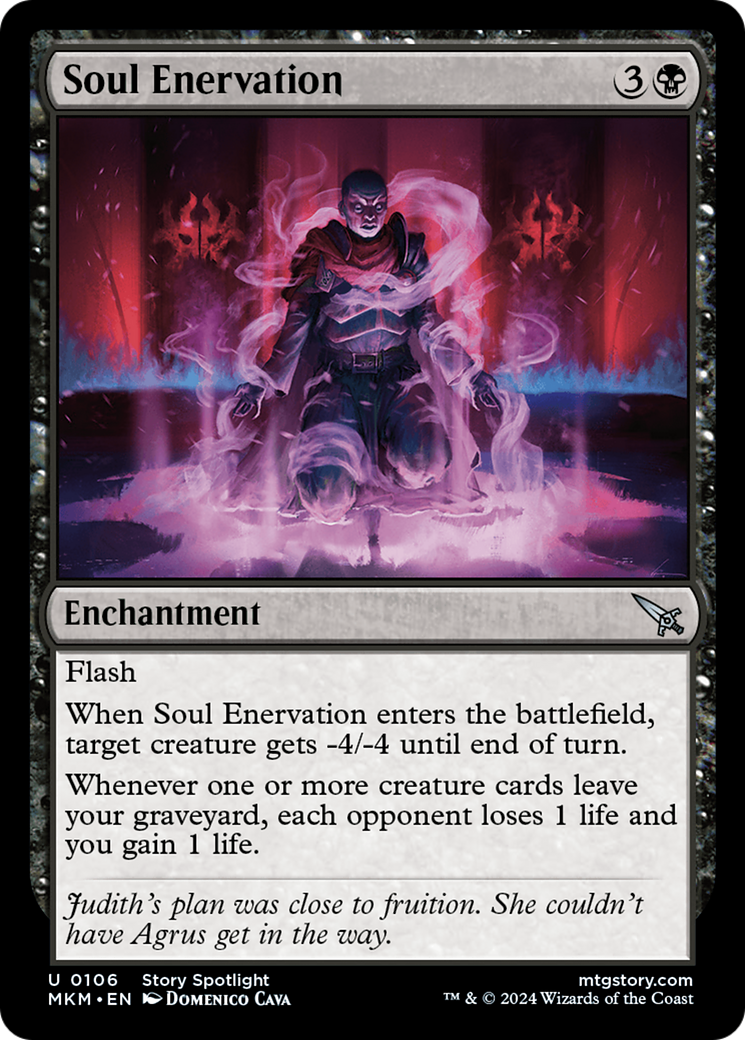 Soul Enervation [Murders at Karlov Manor] | Boutique FDB TCG