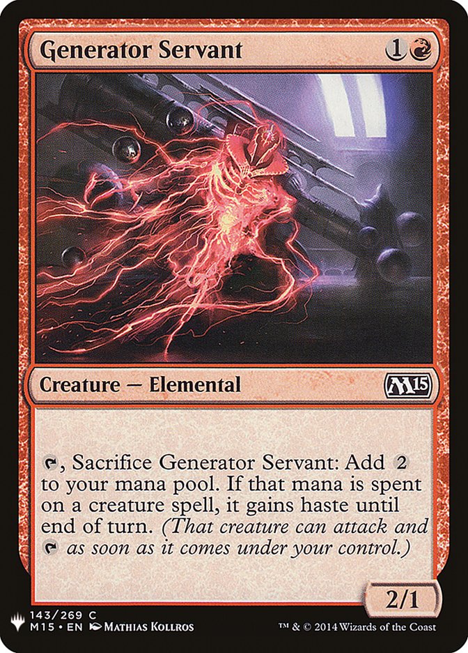 Generator Servant [Mystery Booster] | Boutique FDB TCG