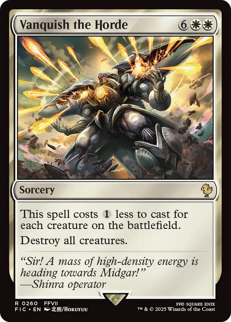 Vanquish the Horde [FINAL FANTASY Commander] | Boutique FDB TCG