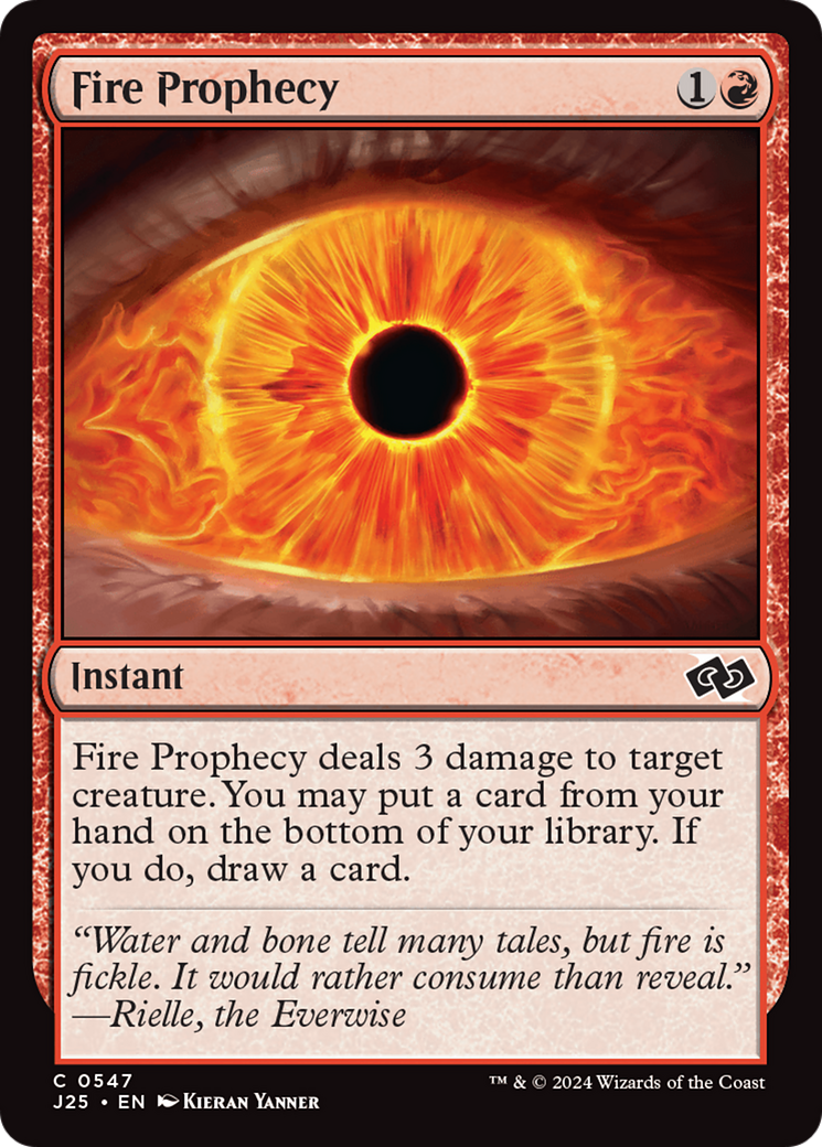 Fire Prophecy [Foundations Jumpstart] | Boutique FDB TCG