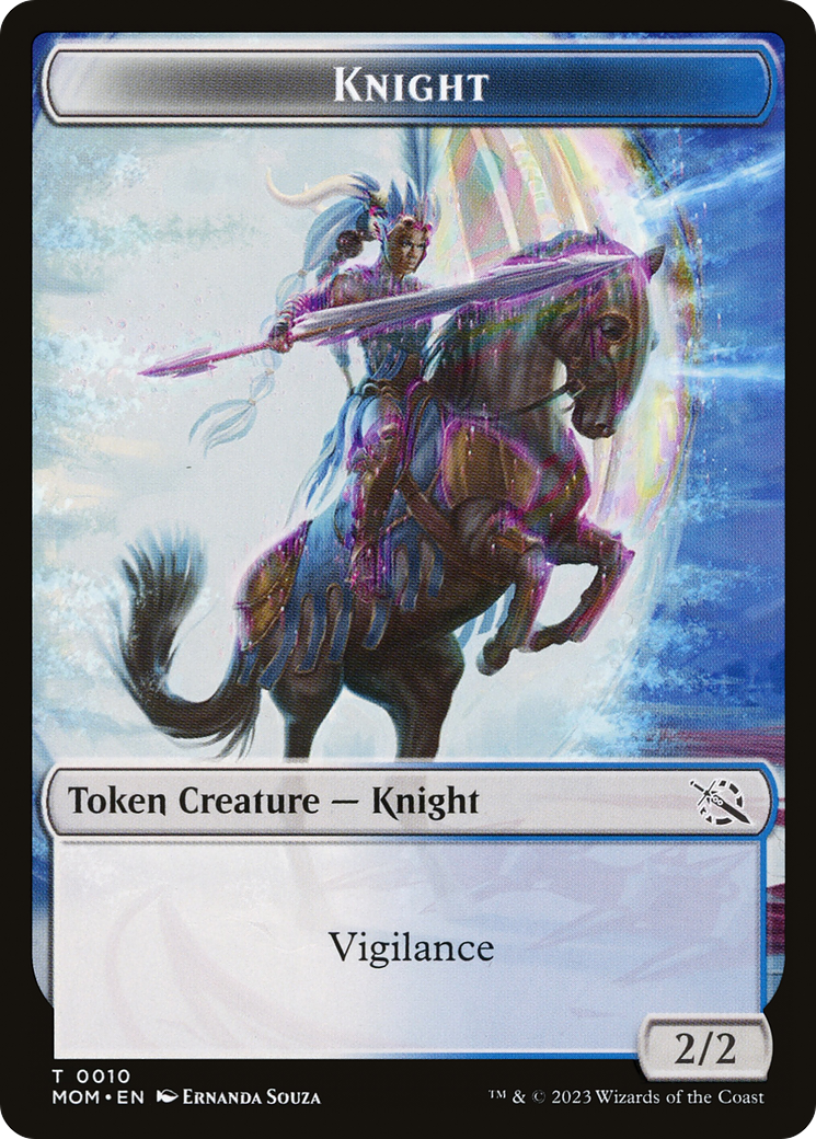 First Mate Ragavan // Knight Double-Sided Token [March of the Machine Tokens] | Boutique FDB TCG