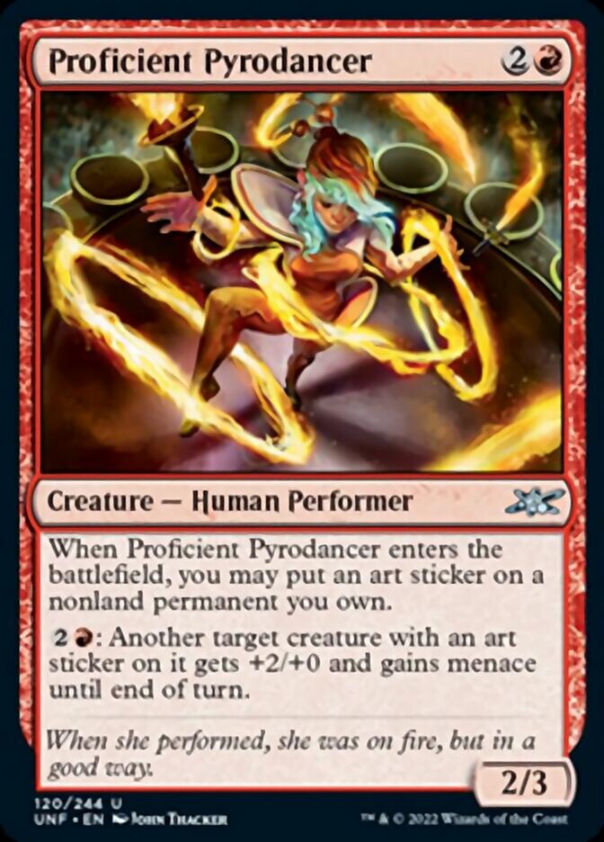 Proficient Pyrodancer [Unfinity] | Boutique FDB TCG