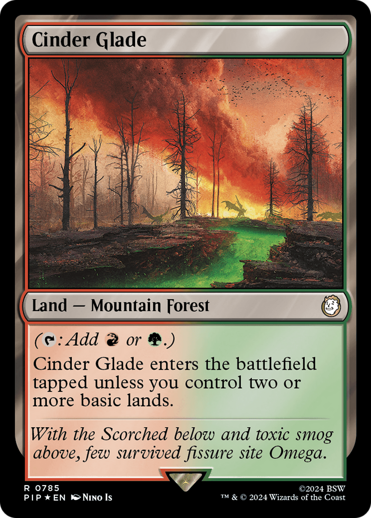 Cinder Glade (Surge Foil) [Fallout] | Boutique FDB TCG