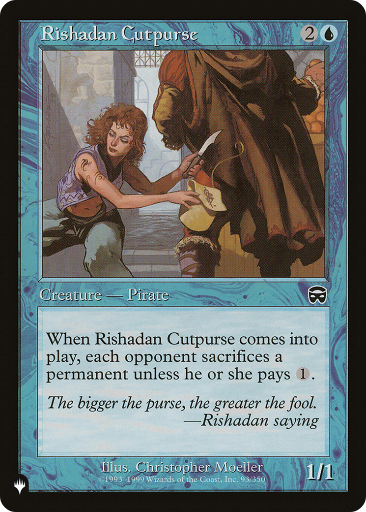 Rishadan Cutpurse [The List Reprints] | Boutique FDB TCG