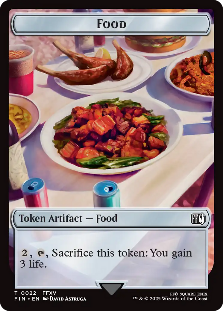 Hero (0002) // Food Double-Sided Token [FINAL FANTASY Tokens] | Boutique FDB TCG