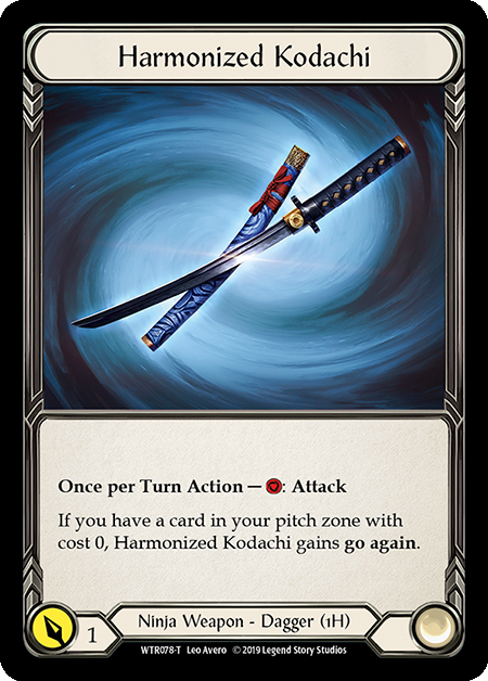 Harmonized Kodachi // Romping Club [WTR078 // WTR003] (Welcome to Rathe)  1st Edition Normal | Boutique FDB TCG