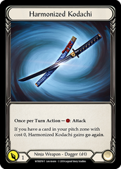 Harmonized Kodachi // Romping Club [WTR078 // WTR003] (Welcome to Rathe)  1st Edition Normal | Boutique FDB TCG