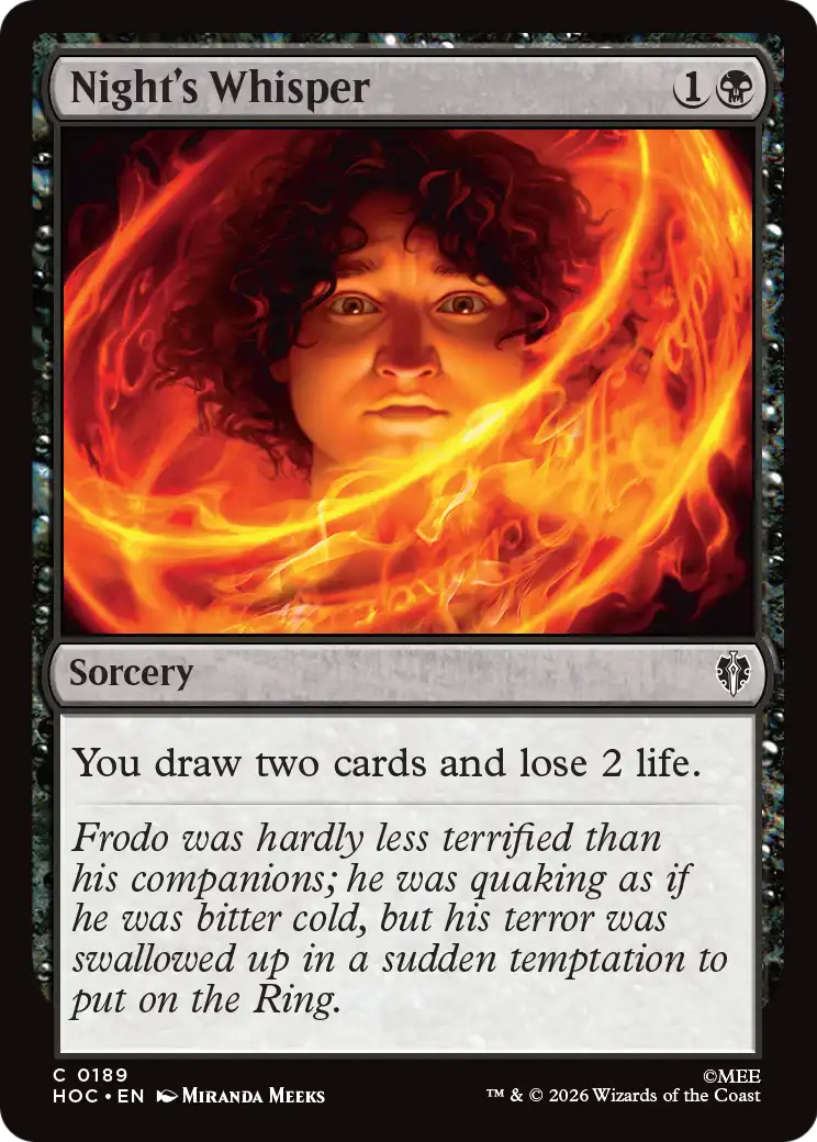 Night's Whisper [The Hobbit: Eternal-Legal] | Boutique FDB TCG