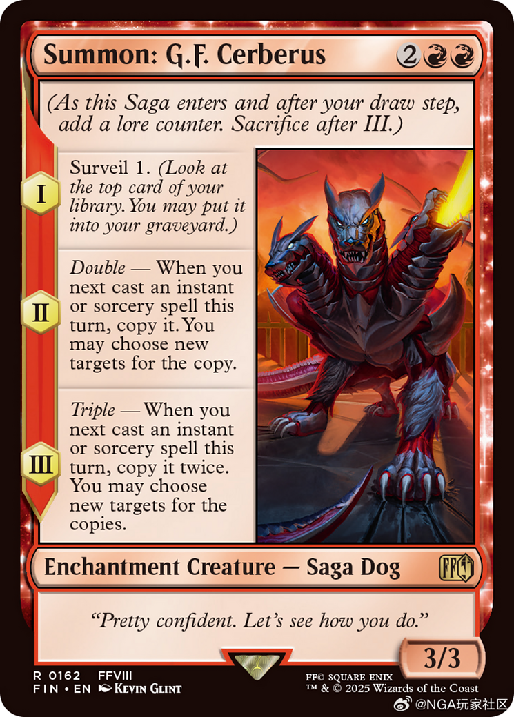 Summon: G.F. Cerberus [FINAL FANTASY] | Boutique FDB TCG
