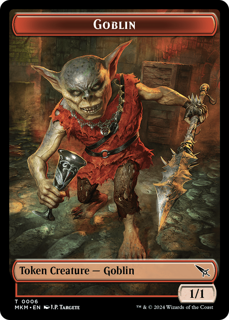 Goblin Token [Murders at Karlov Manor Tokens] | Boutique FDB TCG