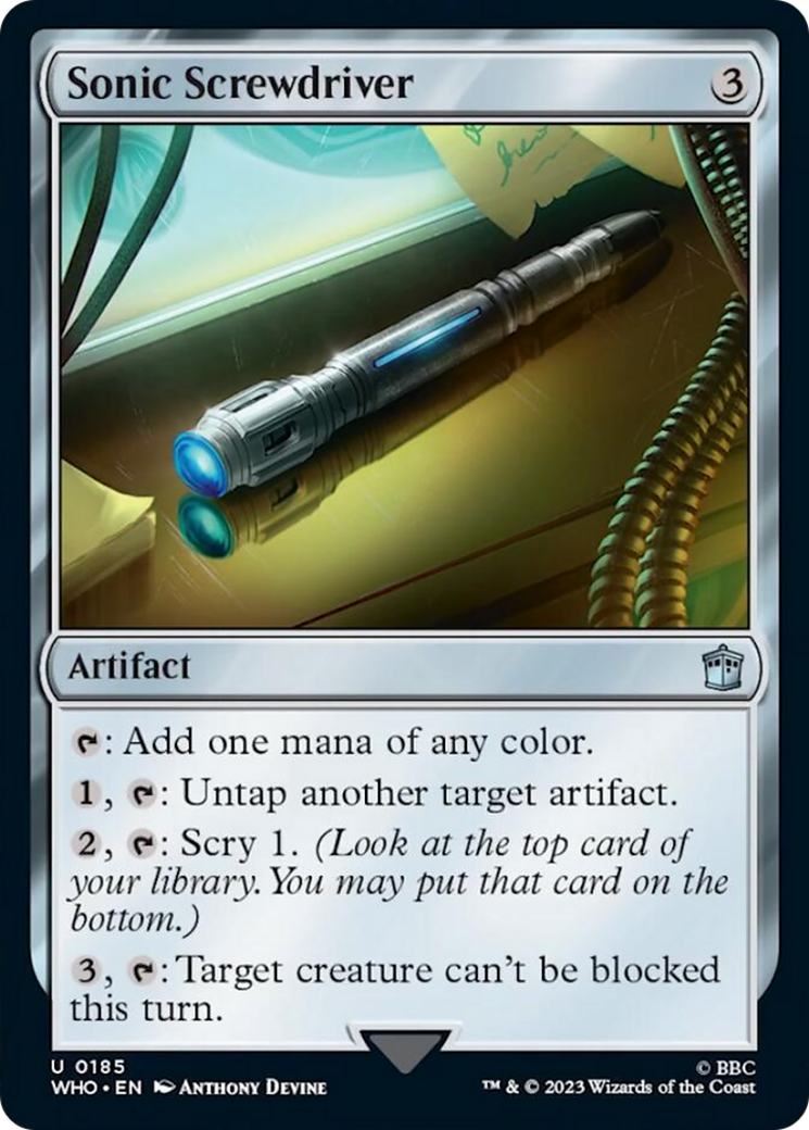 Sonic Screwdriver (0185) [Doctor Who] | Boutique FDB TCG