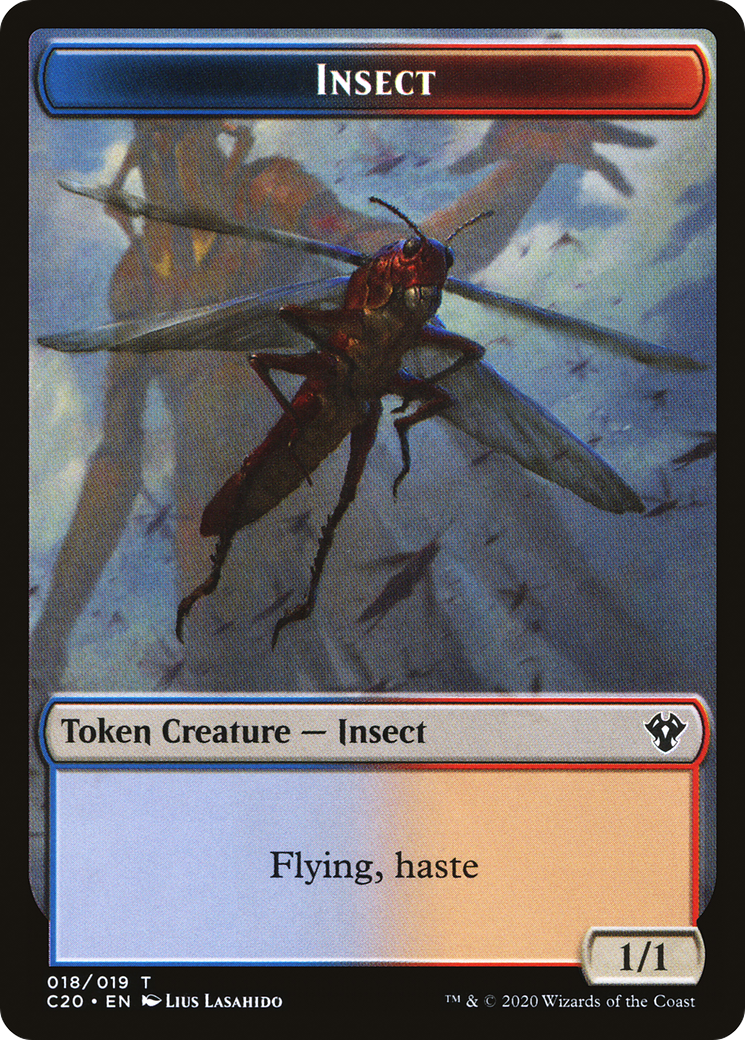 Treasure // Insect Double-Sided Token [Secret Lair: Heads I Win, Tails You Lose Tokens] | Boutique FDB TCG