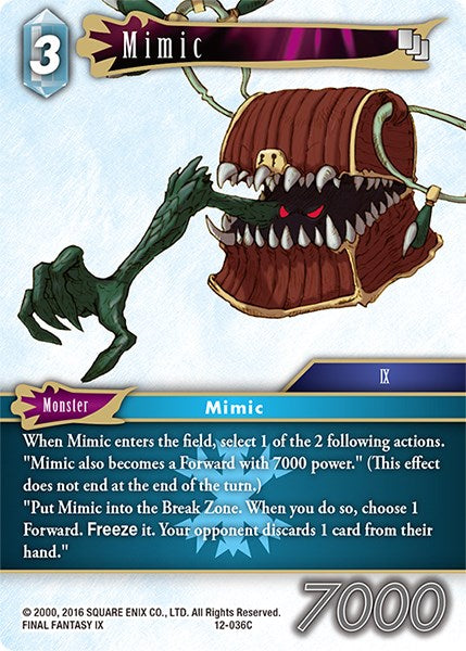 Mimic [Opus XII] | Boutique FDB TCG