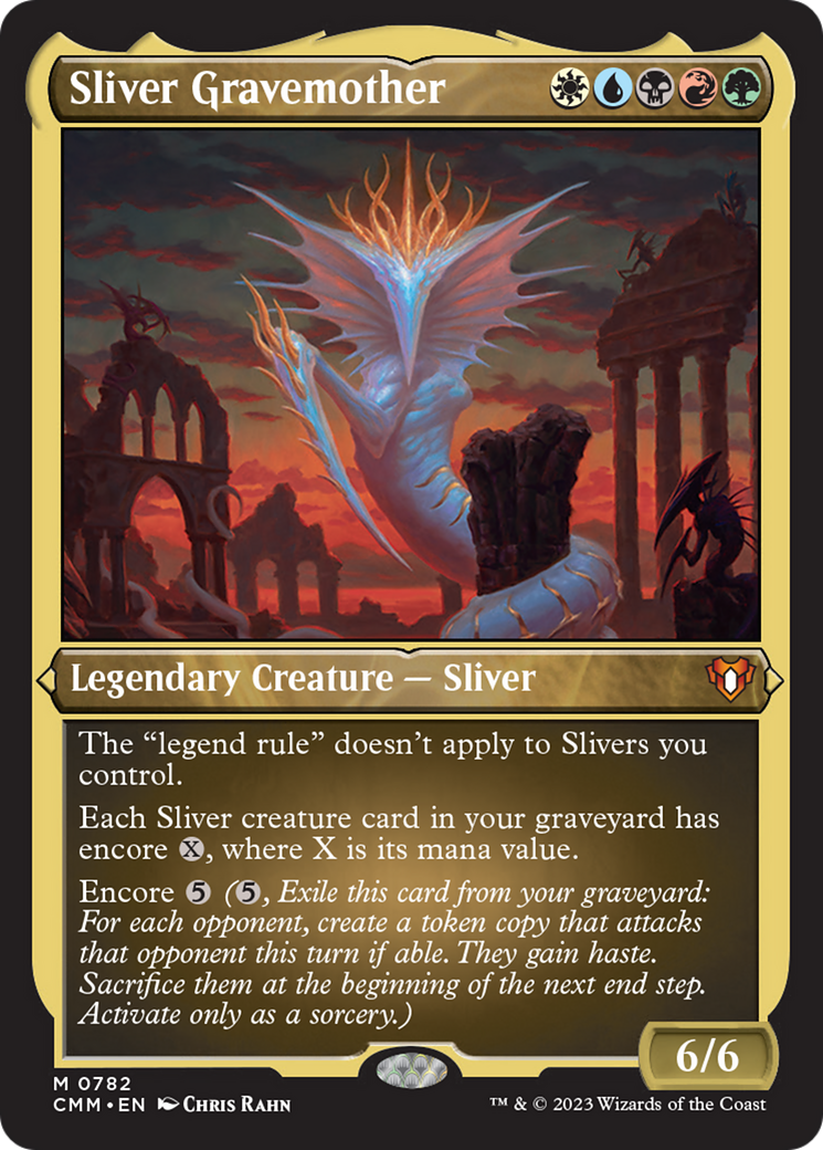 Sliver Gravemother (Display Commander) (Foil Etched) [Commander Masters] | Boutique FDB TCG