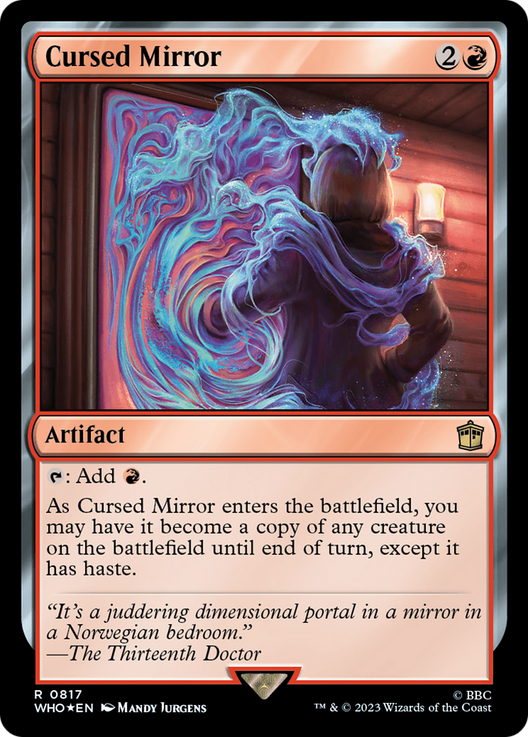 Cursed Mirror (Surge Foil) [Doctor Who] | Boutique FDB TCG