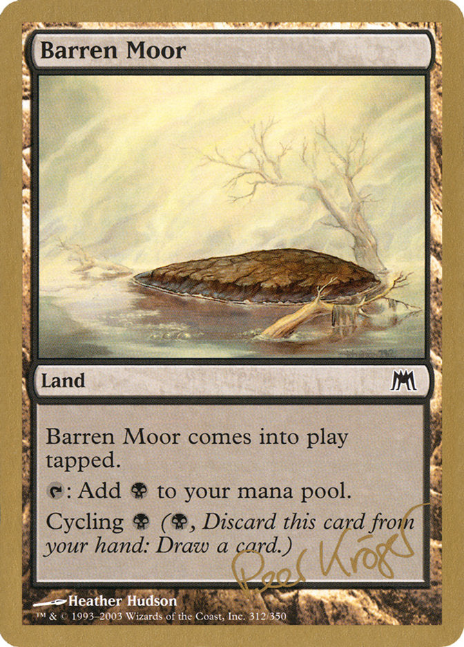 Barren Moor (Peer Kroger) [World Championship Decks 2003] | Boutique FDB TCG