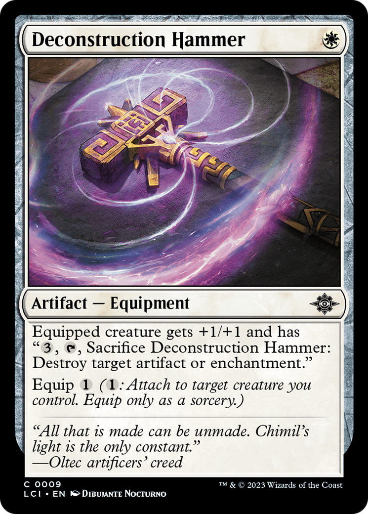 Deconstruction Hammer [The Lost Caverns of Ixalan] | Boutique FDB TCG