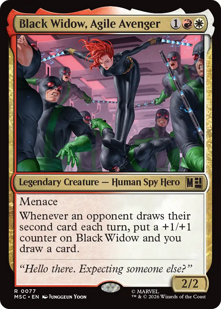 Black Widow, Agile Avenger [Marvel Super Heroes Commander] | Boutique FDB TCG