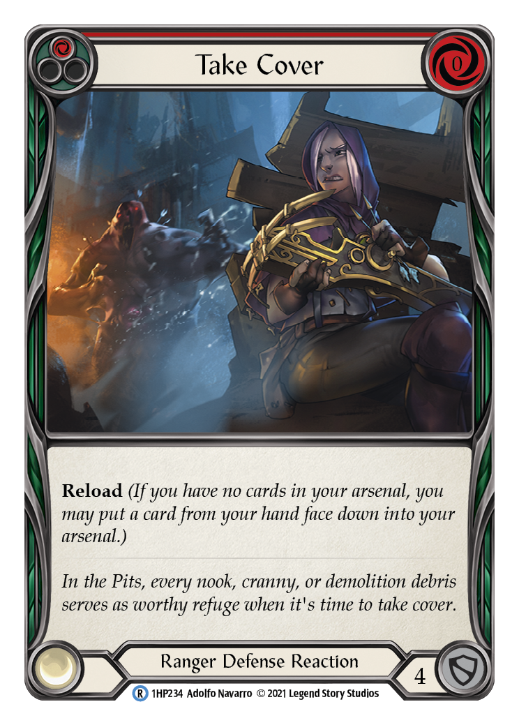 Take Cover (Red) [1HP234] (History Pack 1) | Boutique FDB TCG