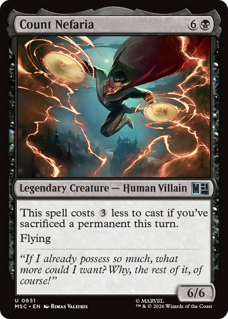 Count Nefaria [Marvel Super Heroes Commander] | Boutique FDB TCG