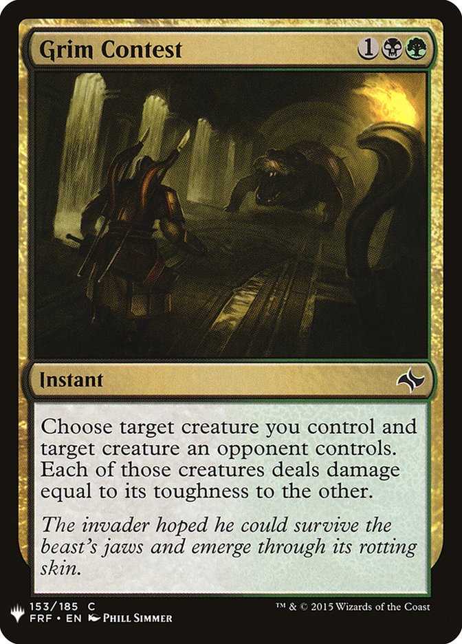 Grim Contest [Mystery Booster] | Boutique FDB TCG