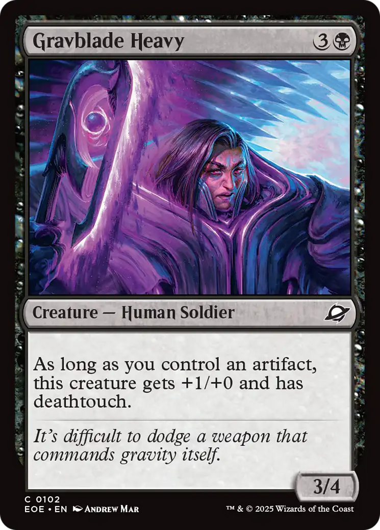 Gravblade Heavy [Edge of Eternities] | Boutique FDB TCG
