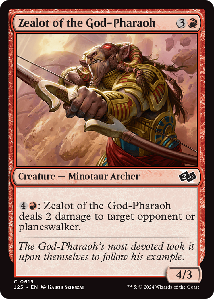 Zealot of the God-Pharaoh [Foundations Jumpstart] | Boutique FDB TCG