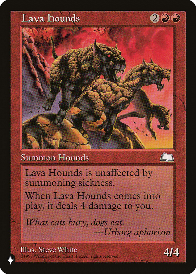 Lava Hounds [The List Reprints] | Boutique FDB TCG