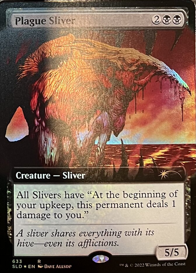 Plague Sliver (Extended Art) [Secret Lair Drop Promos] | Boutique FDB TCG