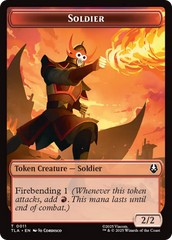 Ally (0006) // Soldier (0002) Double-Sided Token [Avatar: The Last Airbender Tokens] | Boutique FDB TCG