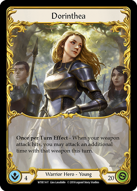 Dorinthea // Dorinthea Ironsong [WTR114-T // WTR113-T] (Welcome to Rathe)  Alpha Print Normal | Boutique FDB TCG