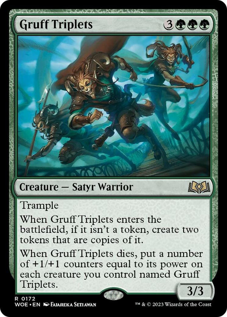 Gruff Triplets [Wilds of Eldraine] | Boutique FDB TCG