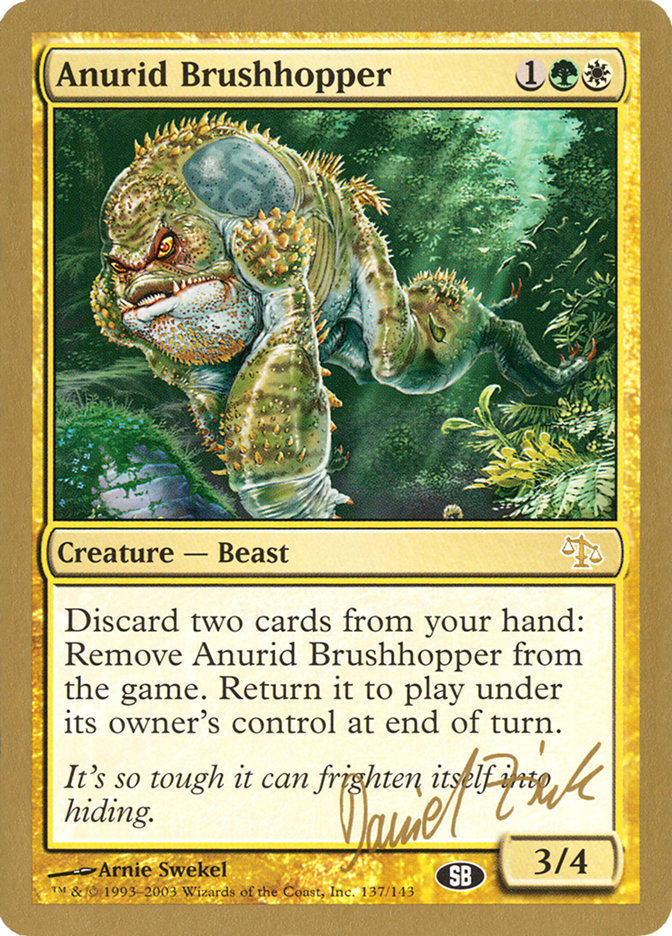 Anurid Brushhopper (Daniel Zink) (SB) [World Championship Decks 2003] | Boutique FDB TCG