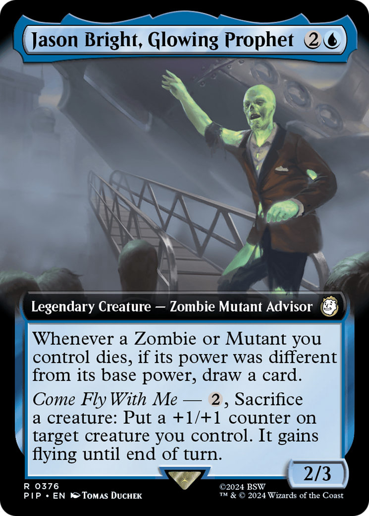 Jason Bright, Glowing Prophet (Extended Art) [Fallout] | Boutique FDB TCG