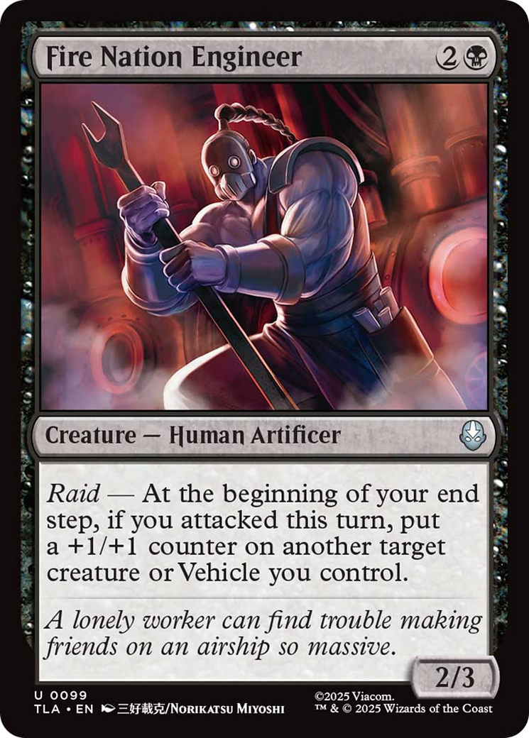 Fire Nation Engineer [Avatar: The Last Airbender] | Boutique FDB TCG