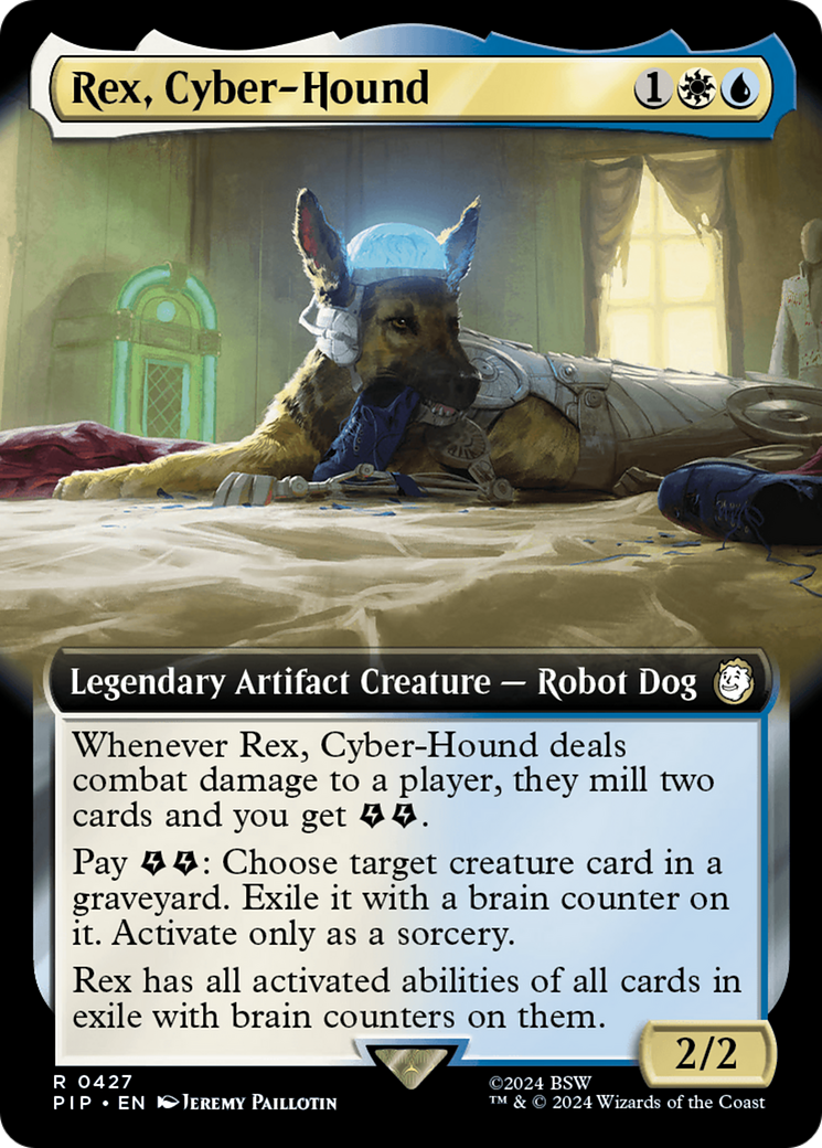 Rex, Cyber-Hound (Extended Art) [Fallout] | Boutique FDB TCG