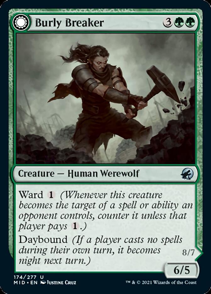 Burly Breaker // Dire-Strain Demolisher [Innistrad: Midnight Hunt] | Boutique FDB TCG