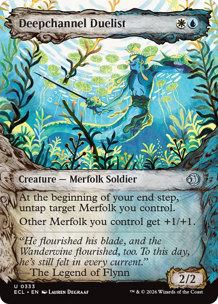 Deepchannel Duelist (Showcase) [Lorwyn Eclipsed] | Boutique FDB TCG