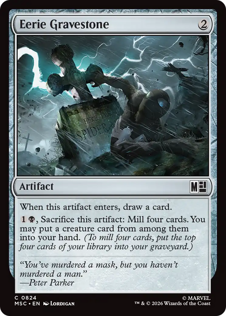 Eerie Gravestone [Marvel Super Heroes Commander] | Boutique FDB TCG